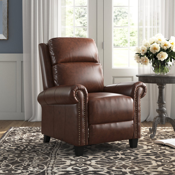 Lark Manor Leather Recliner & Reviews Wayfair